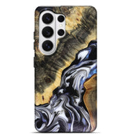 Galaxy S26 Ultra Wood Live Edge Phone Case - Kassie (Black & White, 816141)