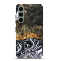 Galaxy S24 Plus Wood Live Edge Phone Case - Kayson (Black & White, 816143)