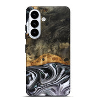 Galaxy S26 Plus Wood Live Edge Phone Case - Kayson (Black & White, 816143)