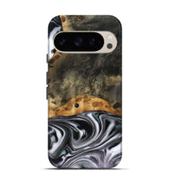 Pixel 10 Pro Wood Live Edge Phone Case - Kayson (Black & White, 816143)