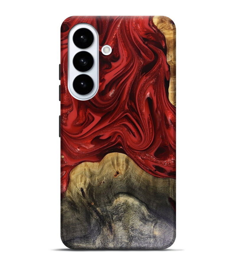 Galaxy S26 Plus Wood Live Edge Phone Case - Oliver (Red, 816145)