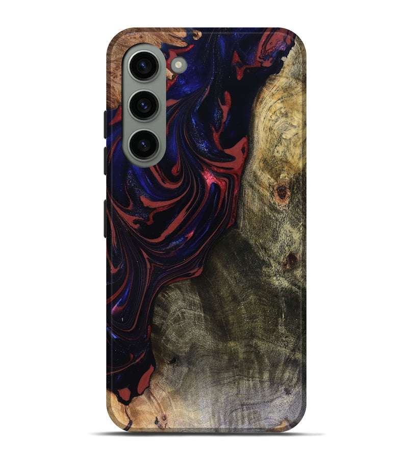 Galaxy S23 Plus Wood Live Edge Phone Case - Cruz (Red, 816150)