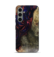 Galaxy S24 Wood Live Edge Phone Case - Cruz (Red, 816150)