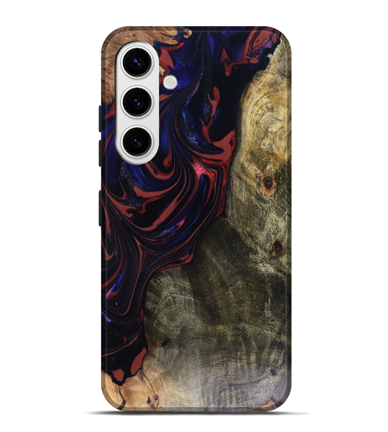 Galaxy S25 Plus Wood Live Edge Phone Case - Cruz (Red, 816150)