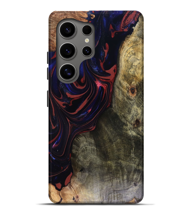 Galaxy S25 Ultra Wood Live Edge Phone Case - Cruz (Red, 816150)