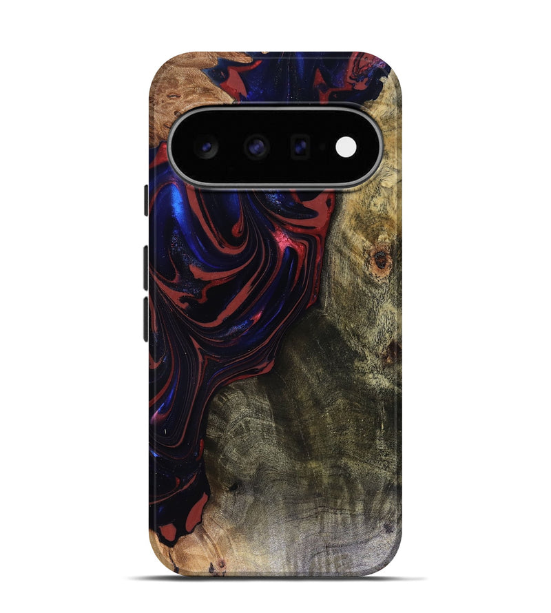 Pixel 11 Pro Wood Live Edge Phone Case - Cruz (Red, 816150)