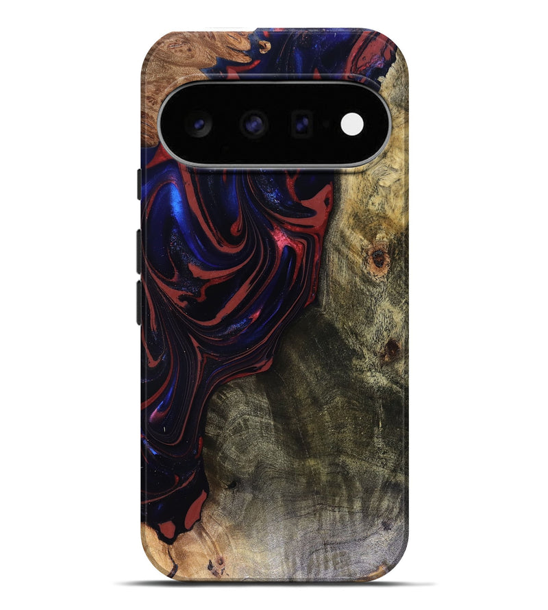 Pixel 11 Pro XL Wood Live Edge Phone Case - Cruz (Red, 816150)