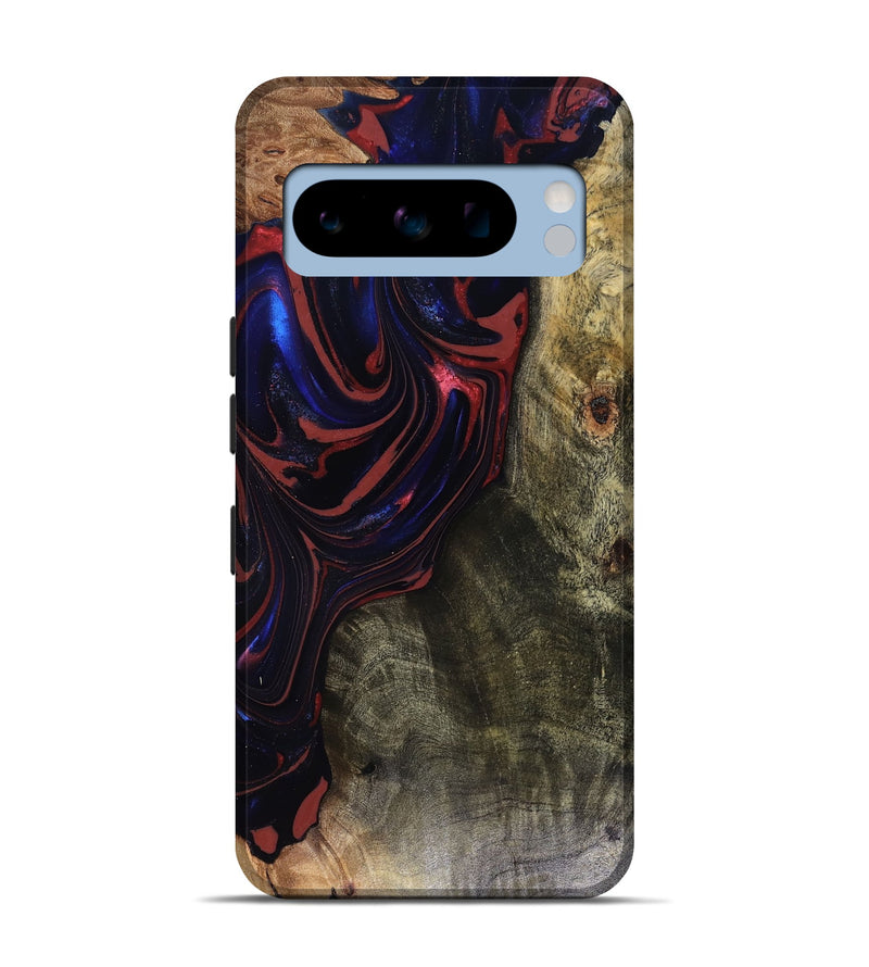 Pixel 8 Pro Wood Live Edge Phone Case - Cruz (Red, 816150)