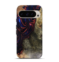 Pixel 9 Wood Live Edge Phone Case - Cruz (Red, 816150)