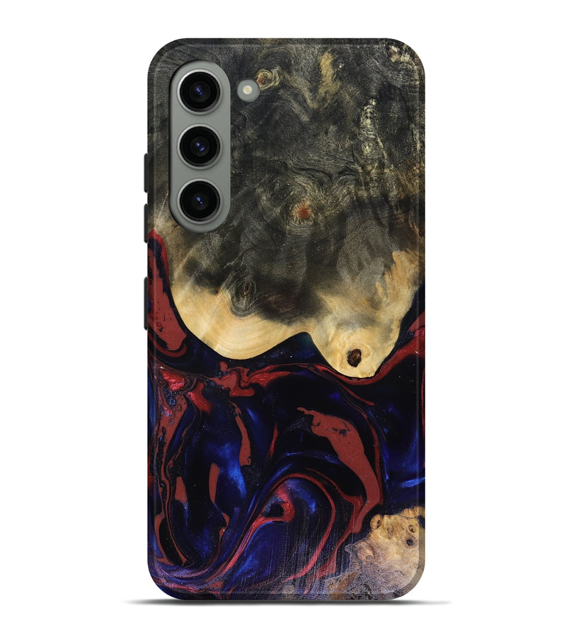 Galaxy S23 Plus Wood Live Edge Phone Case - Dillon (Red, 816151)