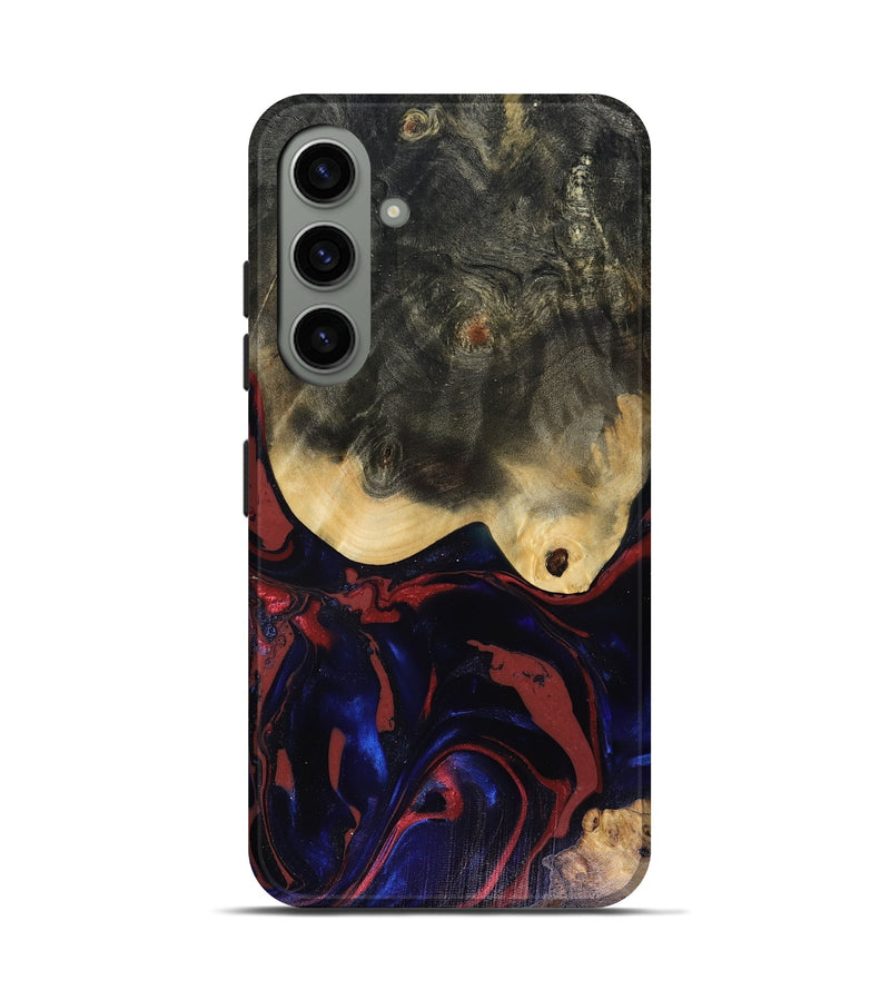Galaxy S24 Wood Live Edge Phone Case - Dillon (Red, 816151)