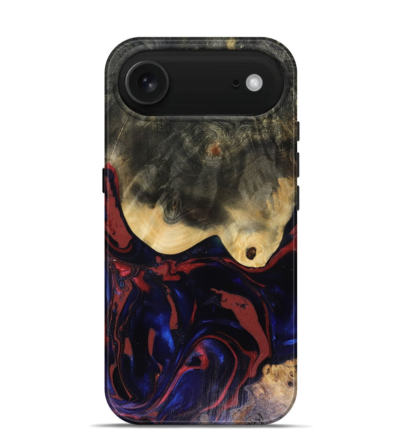 iPhone 17 Air Wood Live Edge Phone Case - Dillon (Red, 816151)