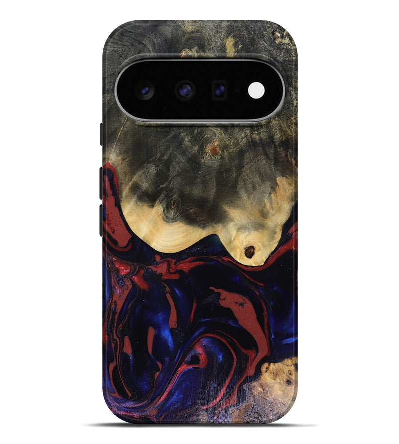 Pixel 11 Pro XL Wood Live Edge Phone Case - Dillon (Red, 816151)