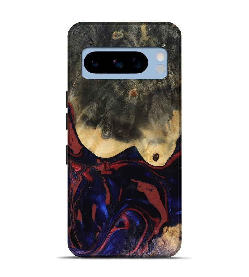 Pixel 8 Pro Wood Live Edge Phone Case - Dillon (Red, 816151)