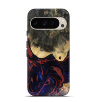 Pixel 9 Pro Wood Live Edge Phone Case - Dillon (Red, 816151)