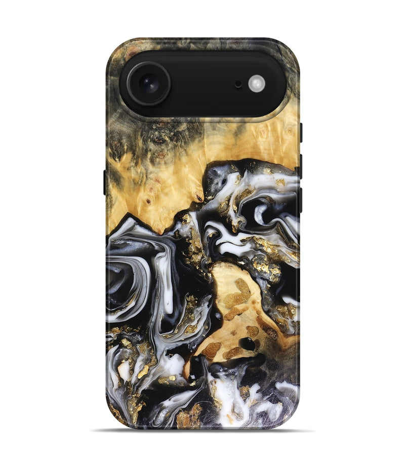 iPhone 17 Air Wood Live Edge Phone Case - Bjorn (Black & White, 816152)