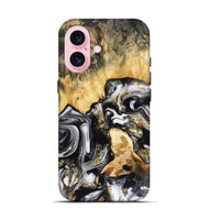 iPhone 17 Wood Live Edge Phone Case - Bjorn (Black & White, 816152)