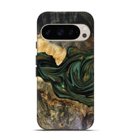 Pixel 10 Wood Live Edge Phone Case - Nixon (Green, 816155)