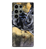 Galaxy S24 Ultra Wood Live Edge Phone Case - Orpha (Black & White, 816165)