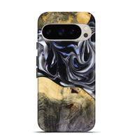 Pixel 9 Wood Live Edge Phone Case - Orpha (Black & White, 816165)