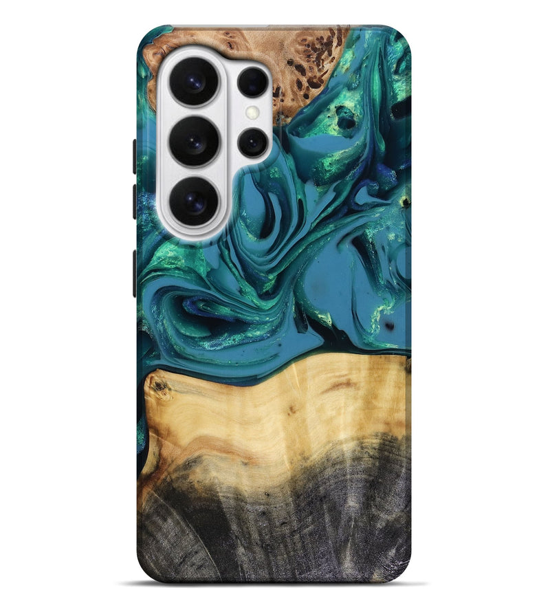 Galaxy S26 Ultra Wood Live Edge Phone Case - Katlynn (Green, 816249)