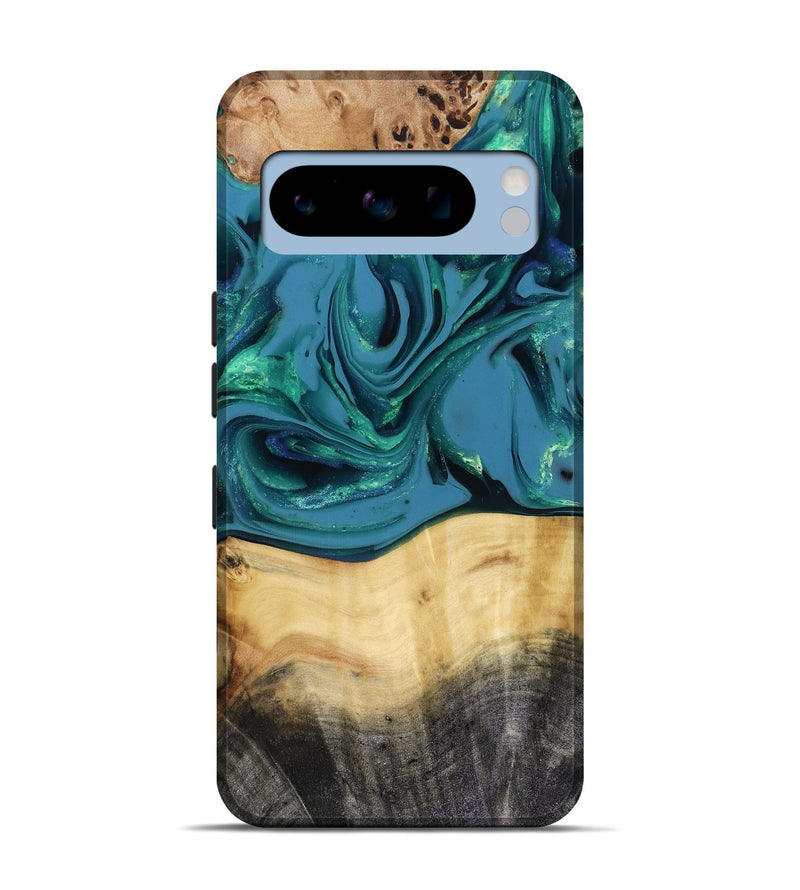 Pixel 8 Pro Wood Live Edge Phone Case - Katlynn (Green, 816249)