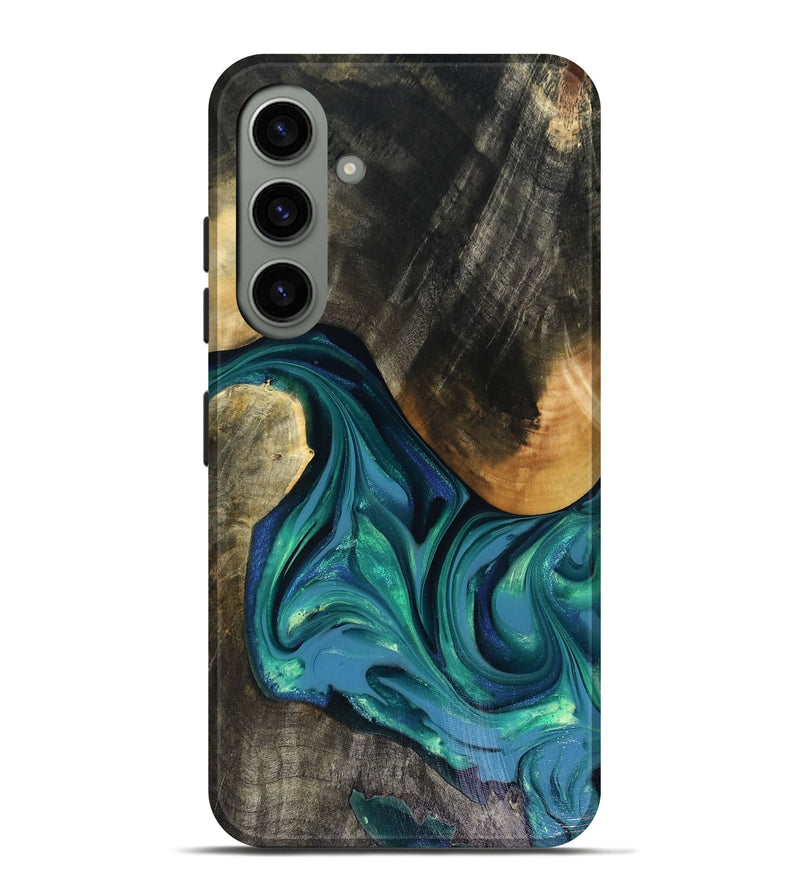 Galaxy S24 Plus Wood Live Edge Phone Case - Cayden (Green, 816264)