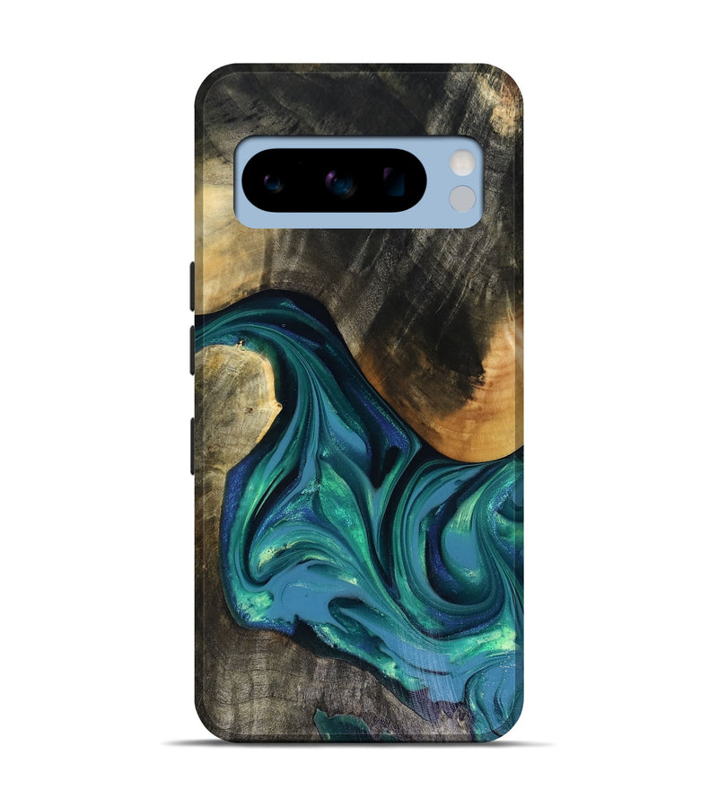 Pixel 8 Pro Wood Live Edge Phone Case - Cayden (Green, 816264)