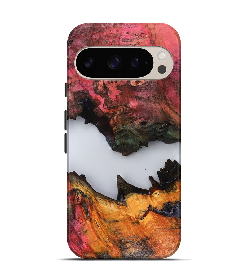 Pixel 9 Pro Wood Live Edge Phone Case - Jaime (Clear, 816268)