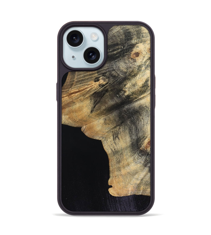 iPhone 15 Wood Phone Case - Hettie (Wood Burl, 816271)