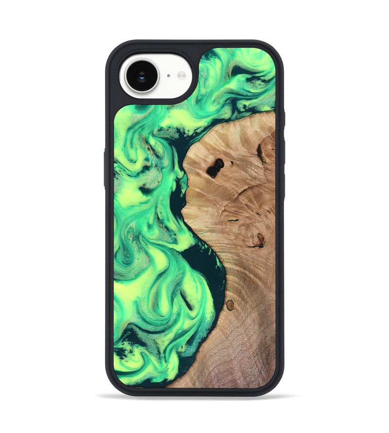 iPhone 16e Wood Phone Case - Catina (Green, 816281)