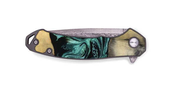 EDC Wood Pocket Knife - Dara (Green, 816286)