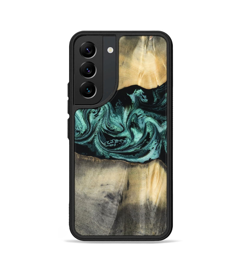 Galaxy S22 Wood Phone Case - Dara (Green, 816286)