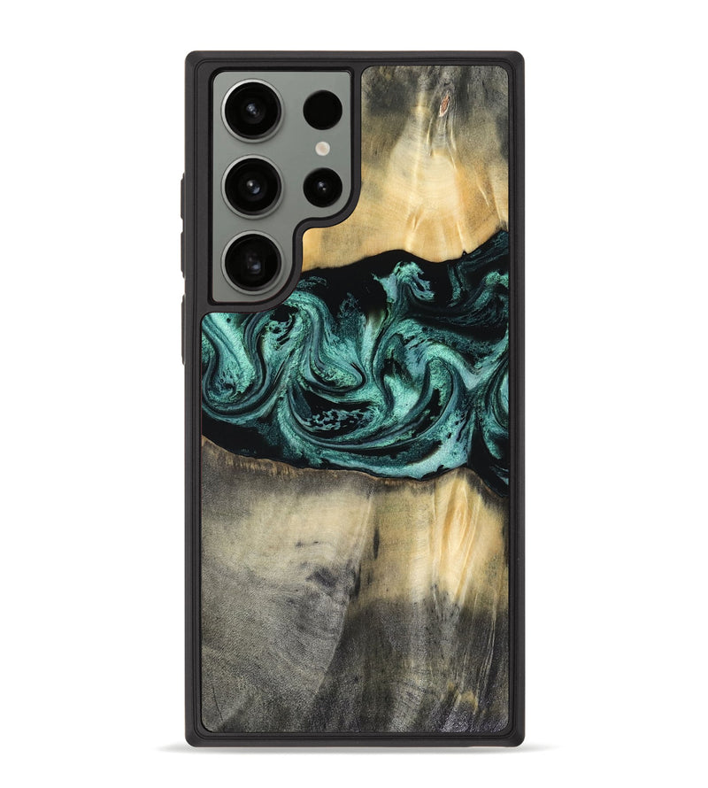 Galaxy S23 Ultra Wood Phone Case - Dara (Green, 816286)