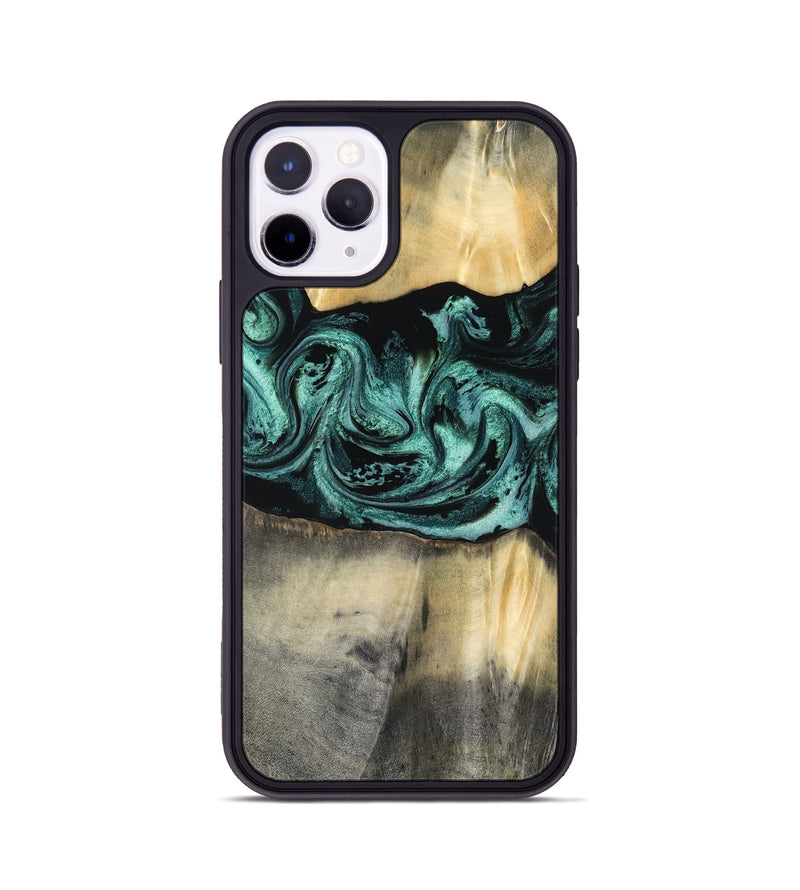 iPhone 11 Pro Wood Phone Case - Dara (Green, 816286)