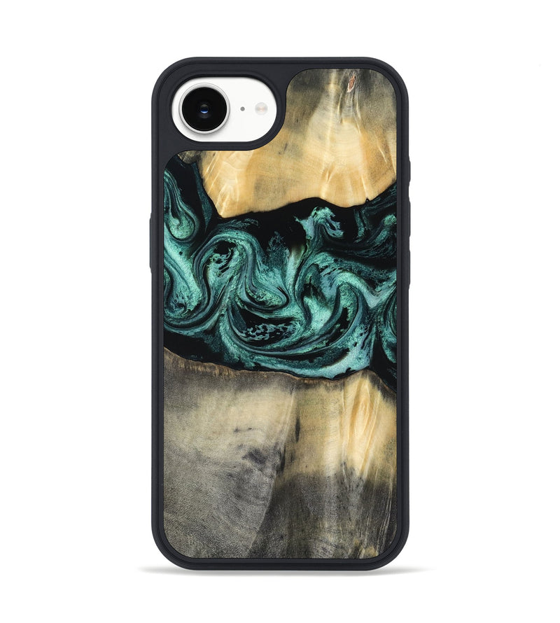 iPhone 16e Wood Phone Case - Dara (Green, 816286)