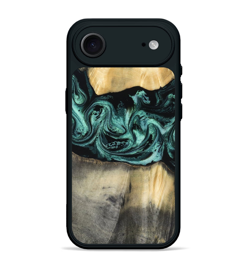 iPhone 17 Air Wood Phone Case - Dara (Green, 816286)