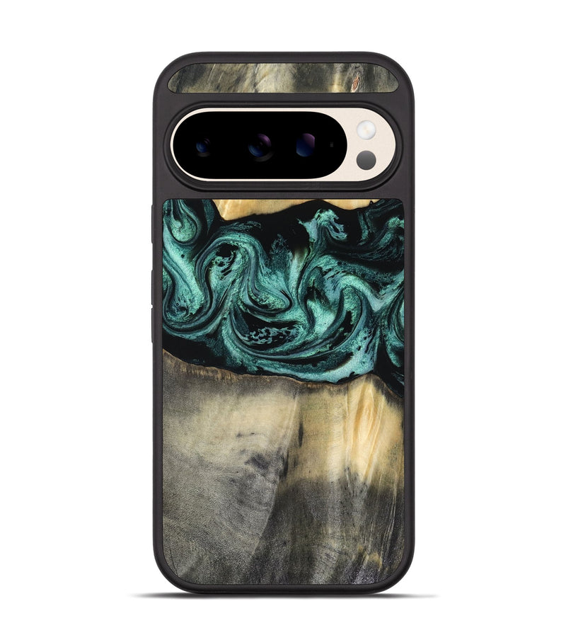 Pixel 10 Pro Wood Phone Case - Dara (Green, 816286)