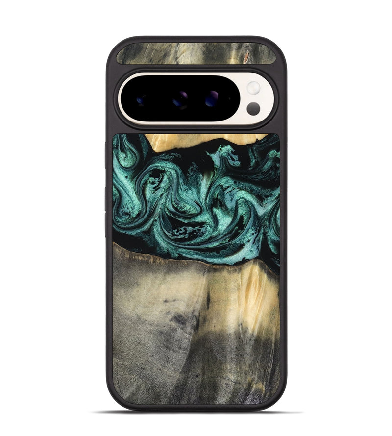 Pixel 9 Pro Wood Phone Case - Dara (Green, 816286)