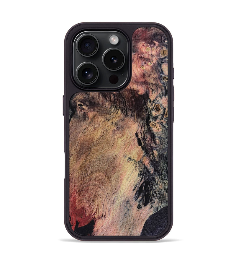 iPhone 16 Pro Wood Phone Case - Wrenlee (Wood Burl, 816301)