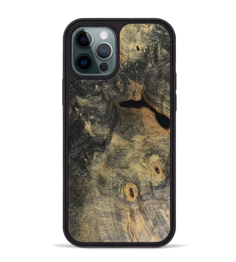 iPhone 12 Pro Max Wood Phone Case - Shaun (Wood Burl, 816308)