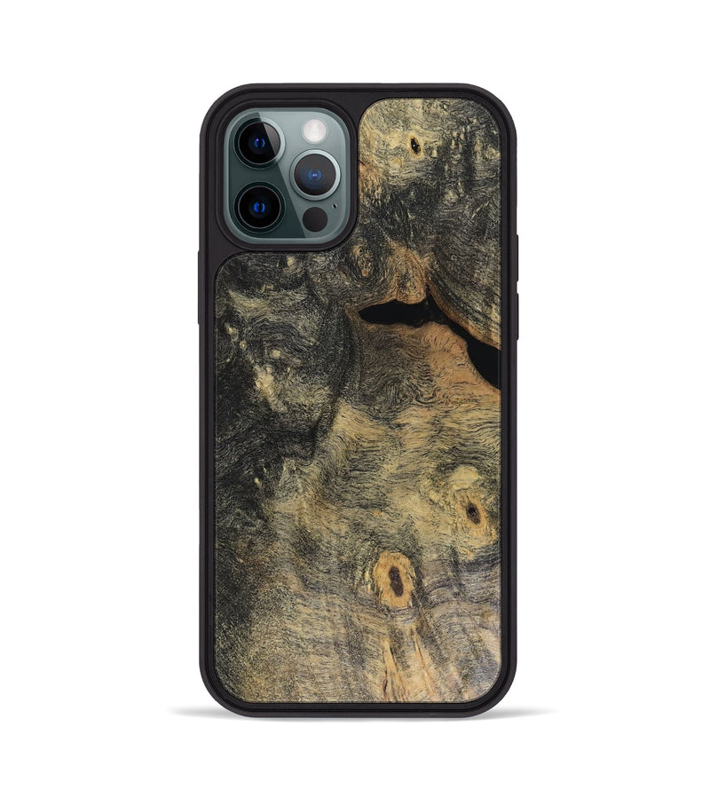 iPhone 12 Pro Wood Phone Case - Shaun (Wood Burl, 816308)