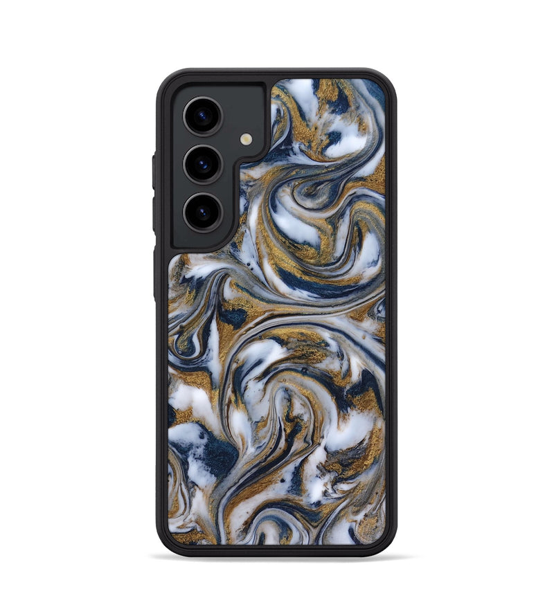 Galaxy S24 ResinArt Phone Case - Dale (Teal & Gold, 816364)