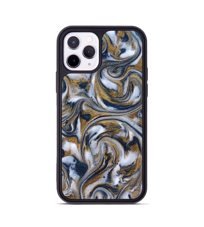 iPhone 11 Pro ResinArt Phone Case - Dale (Teal & Gold, 816364)