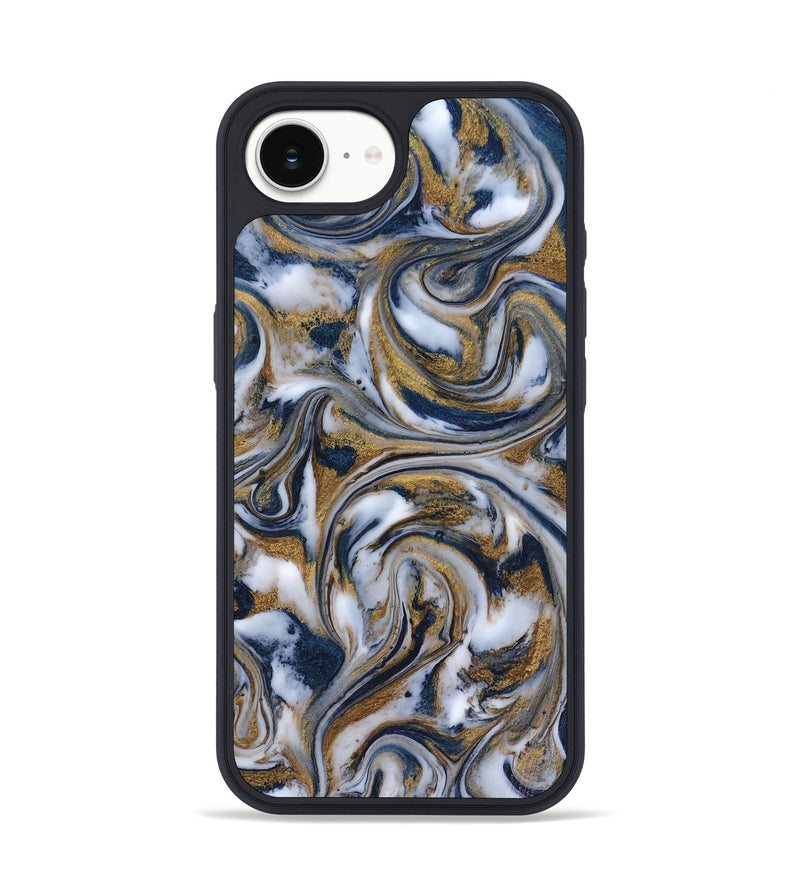iPhone 16e ResinArt Phone Case - Dale (Teal & Gold, 816364)