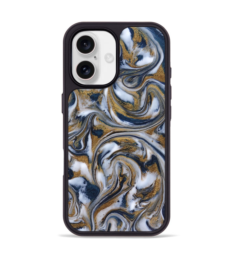iPhone 17 ResinArt Phone Case - Dale (Teal & Gold, 816364)