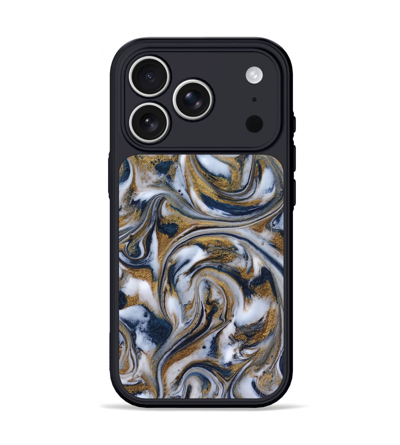 iPhone 17 Pro ResinArt Phone Case - Dale (Teal & Gold, 816364)