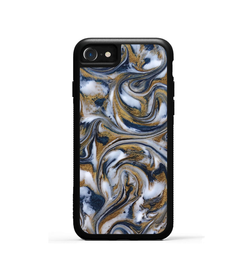 iPhone SE ResinArt Phone Case - Dale (Teal & Gold, 816364)