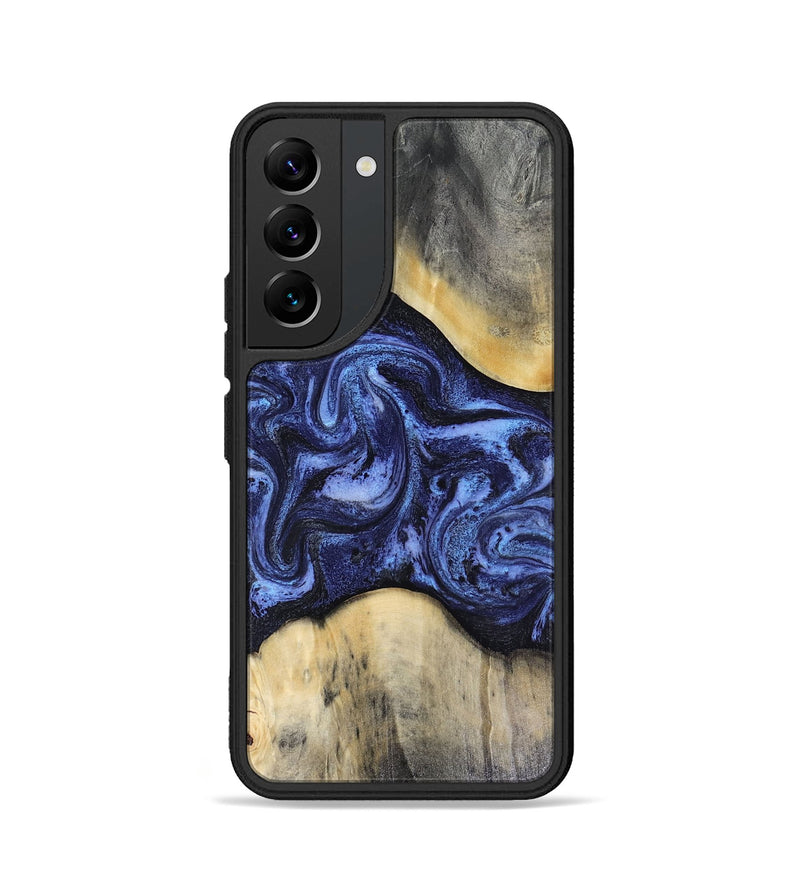 Galaxy S22 Wood Phone Case - Jeannie (Blue, 816366)
