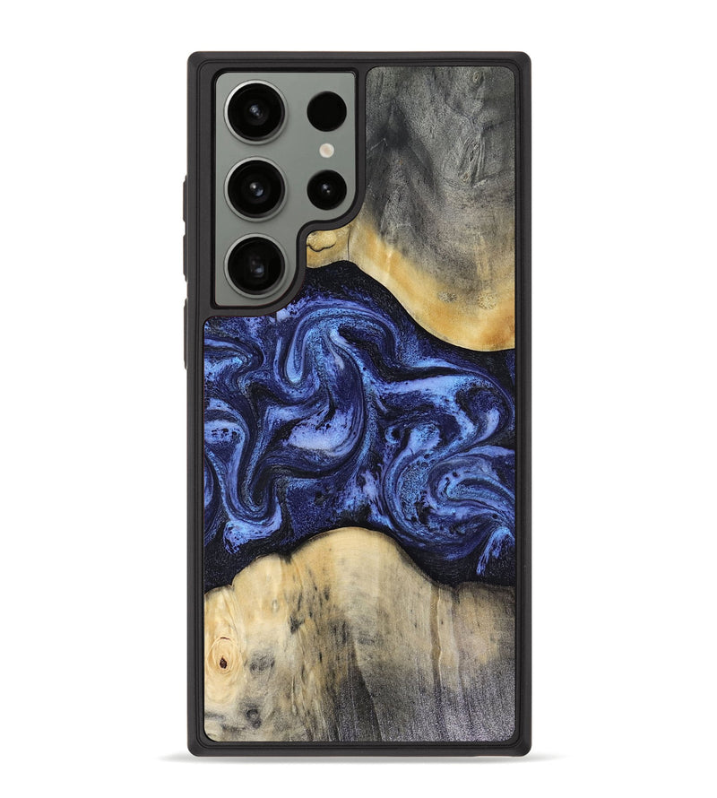 Galaxy S23 Ultra Wood Phone Case - Jeannie (Blue, 816366)